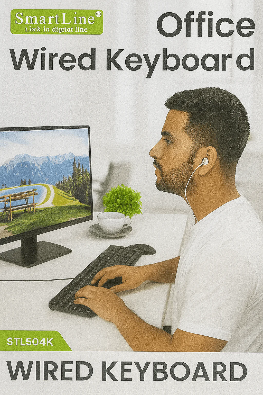 SmarTLine - Office Wired Keyboard